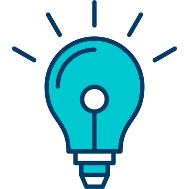 Fikir simgesi vektör illüstrasyonu