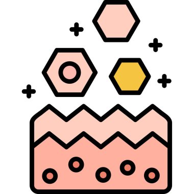 Yemekte çikolatalı tatlı ikonu - içecekler kategorisi