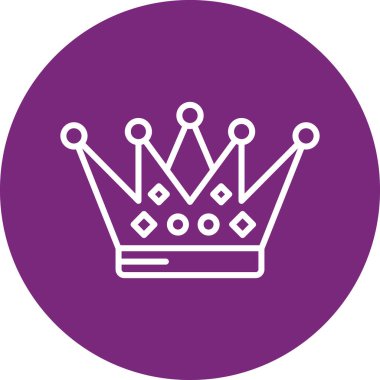 vektör taç ağ simgesi