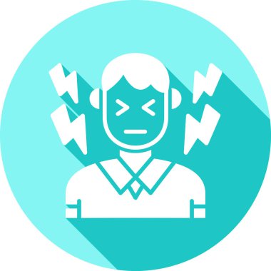 Kız kızgın. Basit tasarım