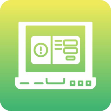 Benzersiz dizin vektör simgesi