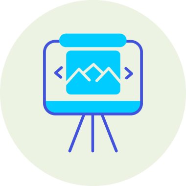 vektör lcd simgesi illüstrasyonu