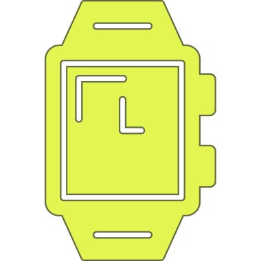 saat simgesi, vektör illüstrasyonu