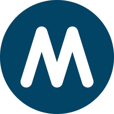 Bir harfin vektör illüstrasyonu