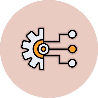 vektör renk çizgisi simgesi ayarlanıyor