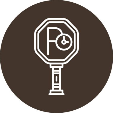 Benzersiz konum vektör simgesi