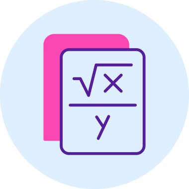 Hesap makinesi. Web simgesi basit illüstrasyon