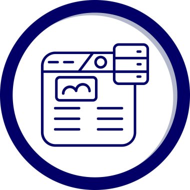 seo modern simgesinin vektör illüstrasyonu