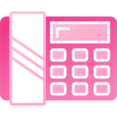 hesap makinesi simgesi vektör illüstrasyonu