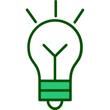 yaratıcı fikir simgesi, vektör illüstrasyonu