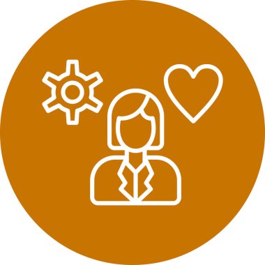 İş ve finans ikonu. Basit resimleme