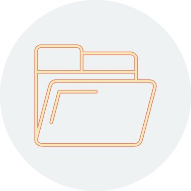 Kağıt Belgeler simgesini, vektör çizim