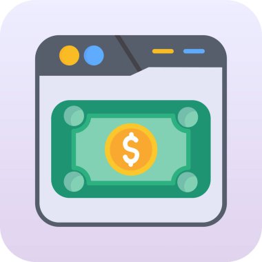 para web simgesi vektör illüstrasyonu