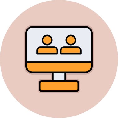 seo modern simgesinin vektör illüstrasyonu