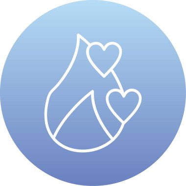 kalp web vektör illüstrasyonu