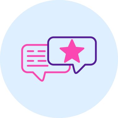 Konuş. Web simgesi basit illüstrasyon