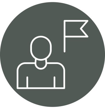 Erkek ve kadın ikonunun vektör illüstrasyonu