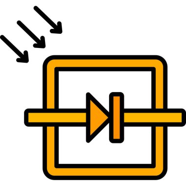 Ok. Web simgesi basit illüstrasyon