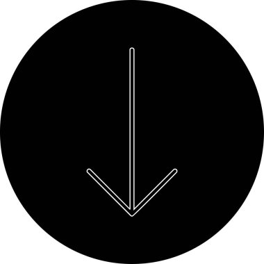 ok simgesi vektör illüstrasyonu