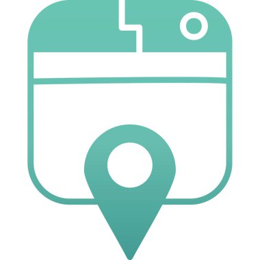 konum haritası konum simgesi doldurulmuş dış hat biçimi