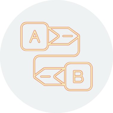 Modern b 'nin vektör illüstrasyonu eksik simgesi