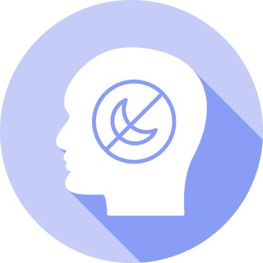 Beyin. Web simgesi vektör illüstrasyonu