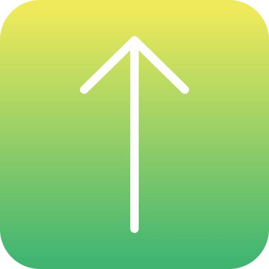 güzel ok yukarı vektör simgesi