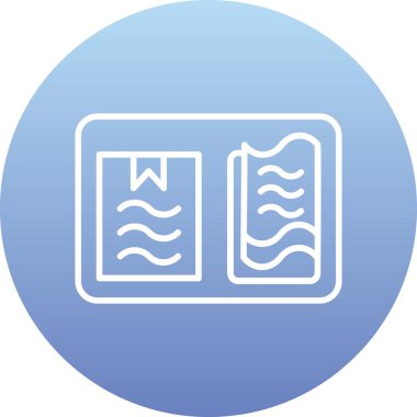 Modern simgenin vektör illüstrasyonu