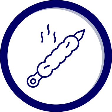 Bir Termometrenin Vektör İllüstrasyonu