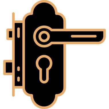 Anahtar simgesi vektör illüstrasyonu