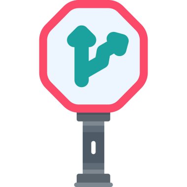 Yol tabelası. Basit resimleme