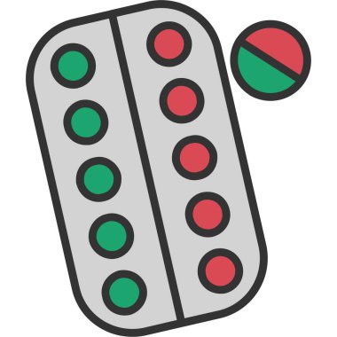 Kontrol denetimi simgesi - ana hatlar biçiminde