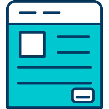 Sayfa simge vektör çizim