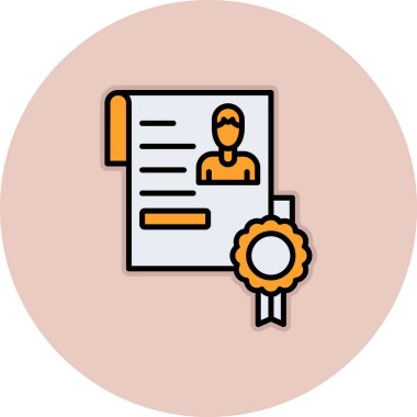 Bir insan simgesinin vektör illüstrasyonu