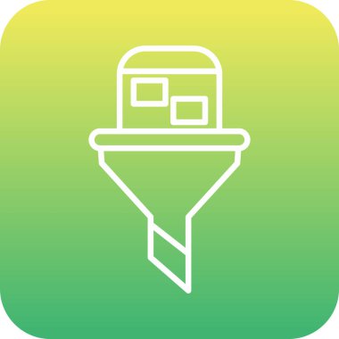 Modern eğitim ikonunun vektör illüstrasyonu