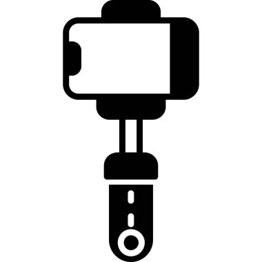 Modern b 'nin vektör illüstrasyonunda kamera yok