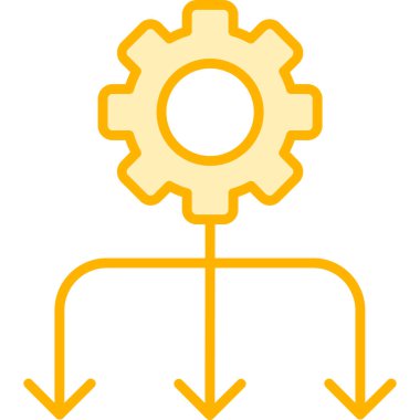 Vites ayarı simgesi vektör çizimi