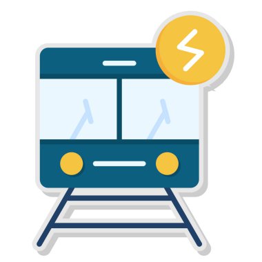 Otobüs durağı. Web simgesi basit illüstrasyon