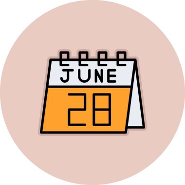 23 Temmuz 'da. Temmuz ayı, takvim ve simge beyaz arka planda. Zaman yönetimi zamanı. Yazdırma için web konsepti