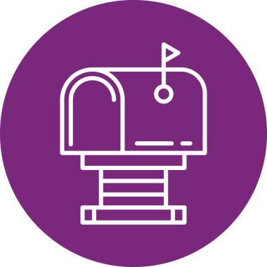 Mektup. Web simgesi basit illüstrasyon