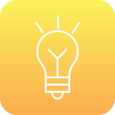 ampul simgesi dijital vektörü