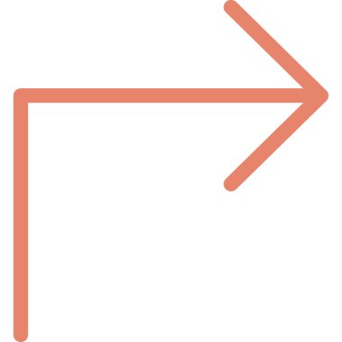 Sağ ok. vektör simgesi