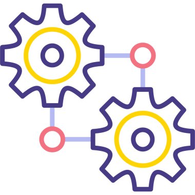Modern simge onarımının vektör illüstrasyonu