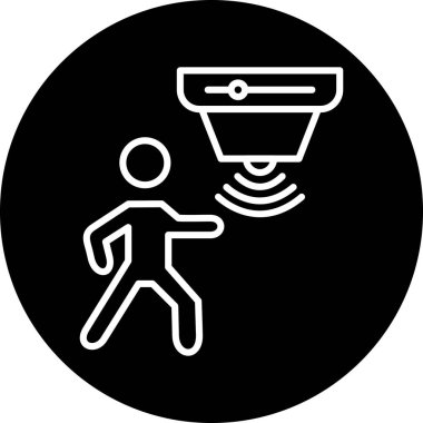 Moda tarzı izole edilmiş arka planda izleme simgesi