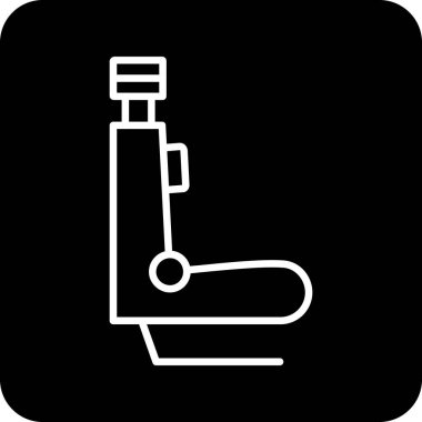 Projeniz için vektör mikroskobu simgesi