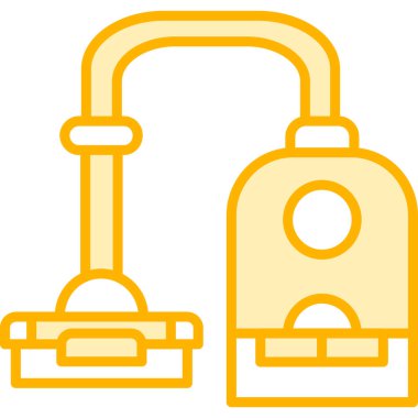 Modern oto tamir simgesinin vektör illüstrasyonu