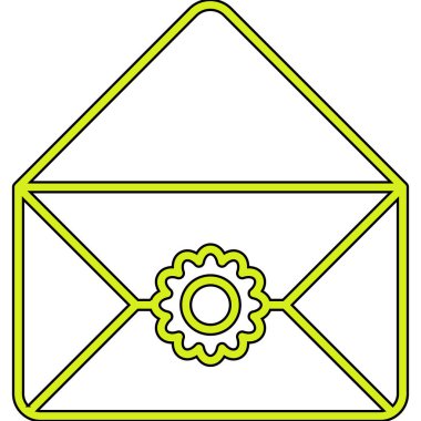 posta ile posta vektör illüstrasyon tasarımı