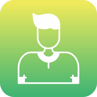 Vektör Adam simgesi, vektör illüstrasyonu