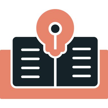 Arama vektörü glyph düz simgesi