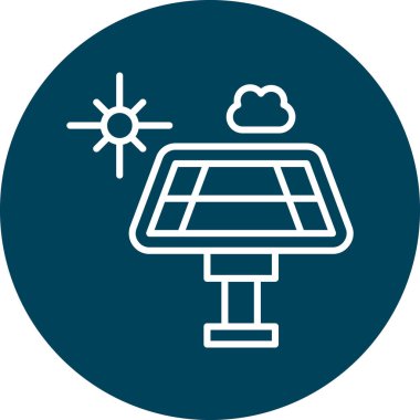 panel simge vektör illüstrasyonu